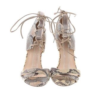 Plomo heels snake print
